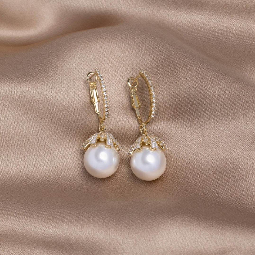 Malia Pearl Drop Earrings - Beautiful Earth Boutique