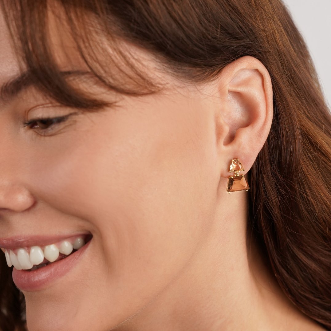 Margaret Crystal Earrings - Beautiful Earth Boutique