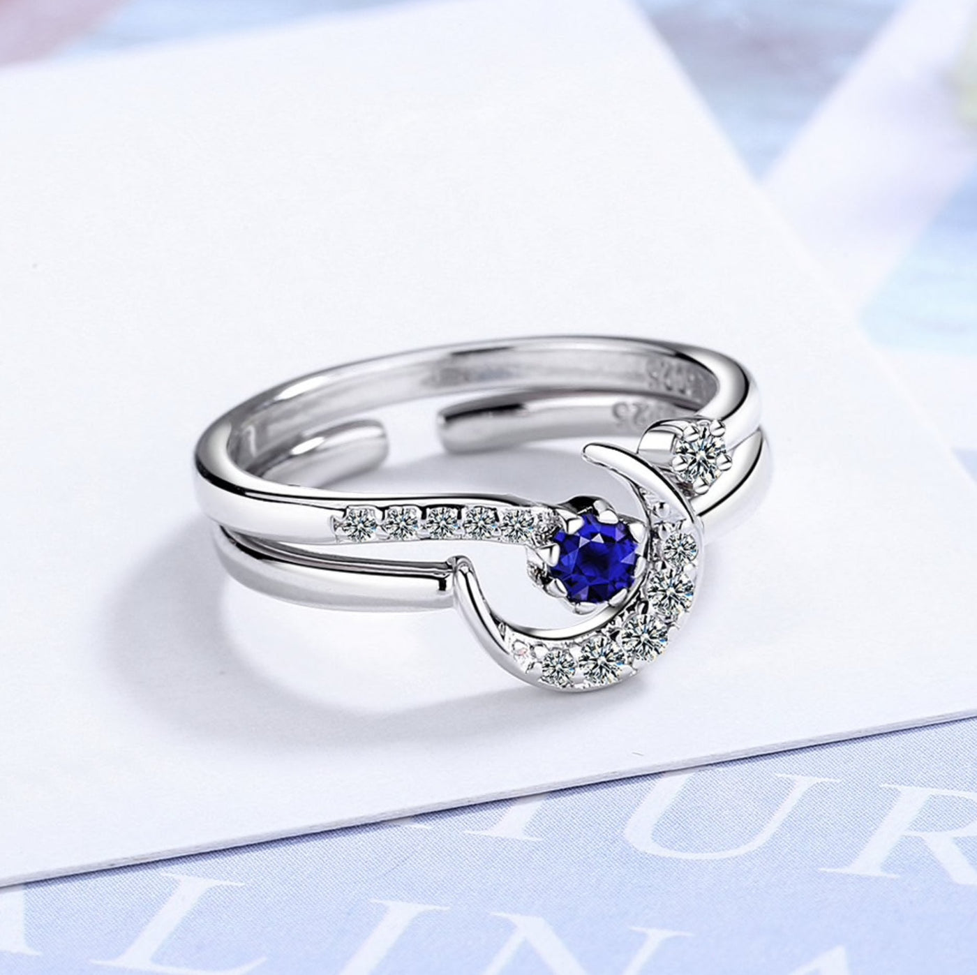 Midnight Romance Ring Set