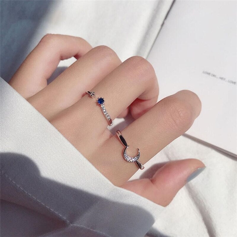 Midnight Romance Ring Set