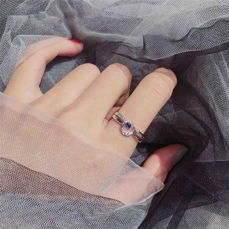 Midnight Romance Ring Set