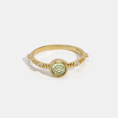 Nerisa Crystal Gold Ring - Beautiful Earth Boutique