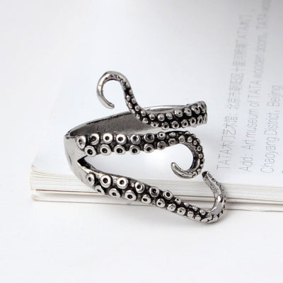 Octopus Silver Ring