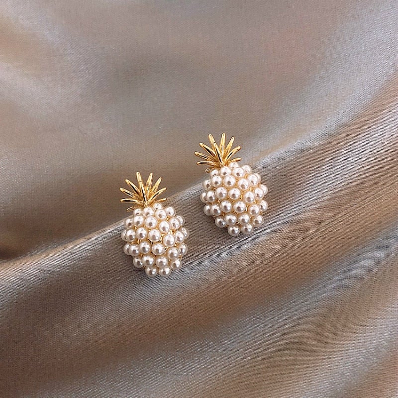 Pineapple Pearl Earrings