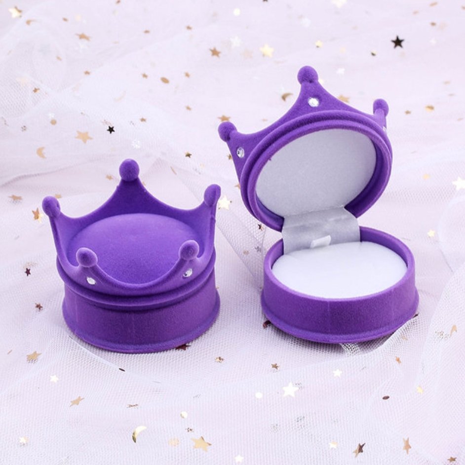 Purple Princess Crown Jewelry Box - Beautiful Earth Boutique