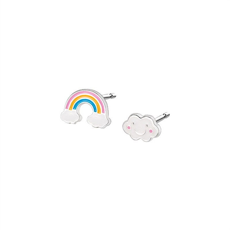 Rainbow & Cloud Earrings