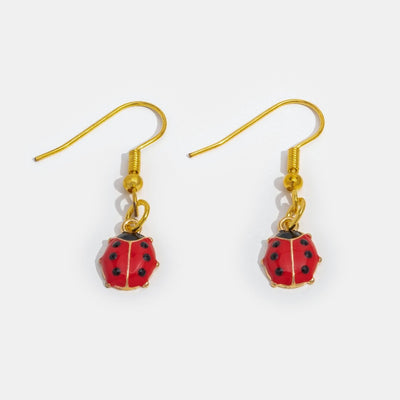 Red Ladybug Earrings - Beautiful Earth Boutique