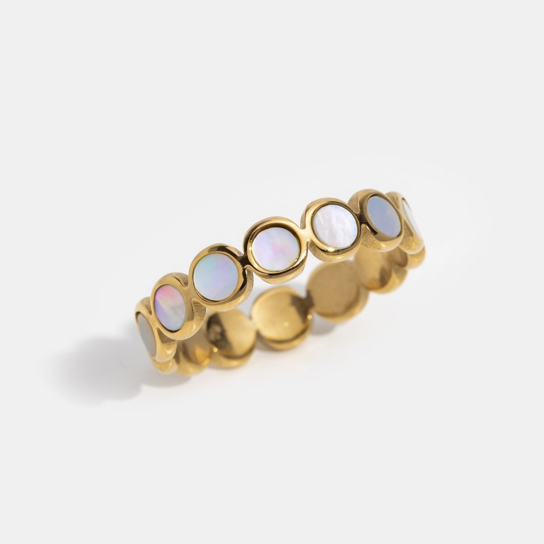 Rosie Pearl Shell Ring - Beautiful Earth Boutique