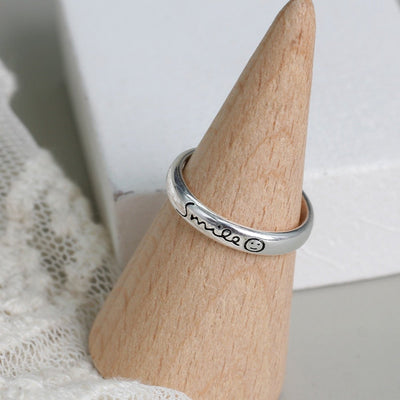 Smile 925 Sterling Silver Ring