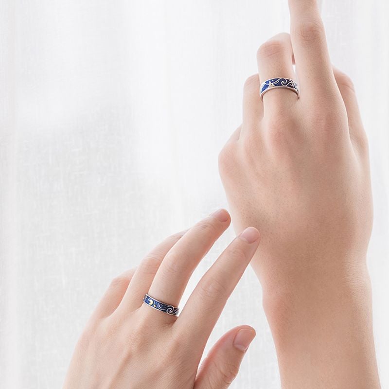 Starry Night Rings