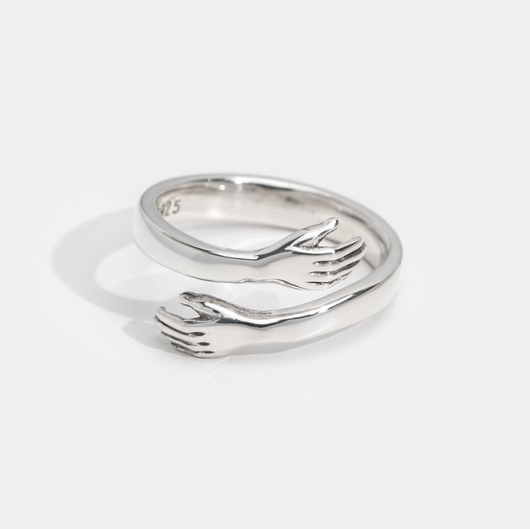 Sterling Silver Hug Ring - Beautiful Earth Boutique