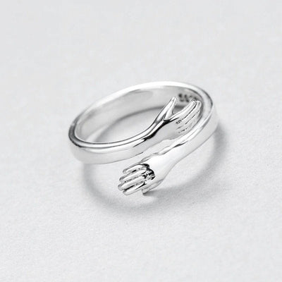 Sterling Silver Hug Ring