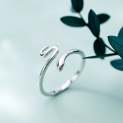 Sterling Silver Snake Ring