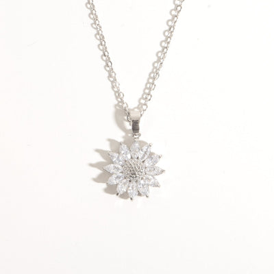 Sunflower Crystal Necklace