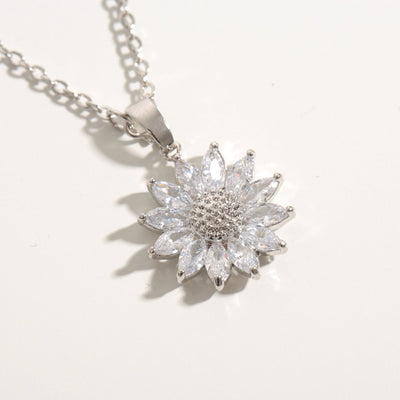 Sunflower Crystal Necklace