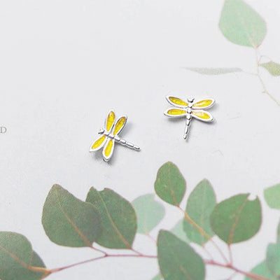 Sunshine Dragonfly Earrings