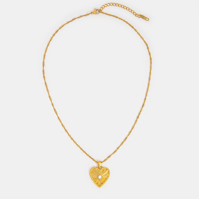 Tiffany Heart Pendant Necklace - Beautiful Earth Boutique