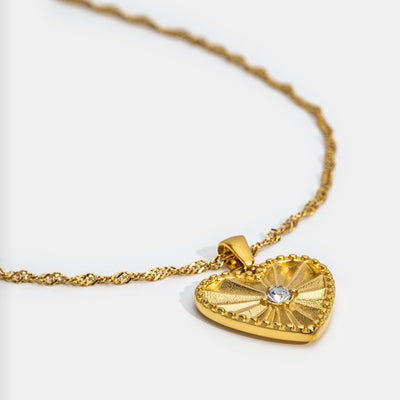 Tiffany Heart Pendant Necklace - Beautiful Earth Boutique