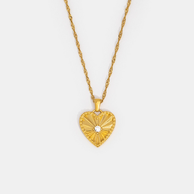 Tiffany Heart Pendant Necklace - Beautiful Earth Boutique