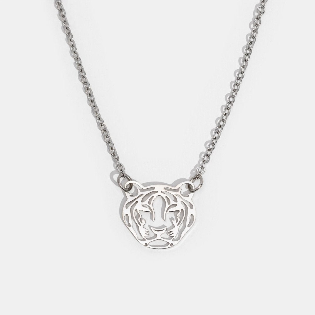 Tiger Stainless Steel Gold Necklace - Beautiful Earth Boutique