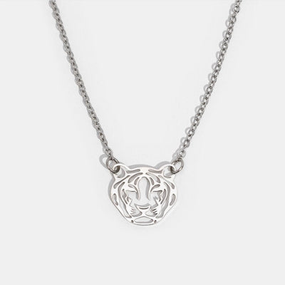 Tiger Stainless Steel Gold Necklace - Beautiful Earth Boutique