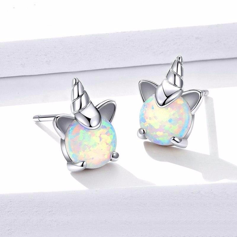 Unicorn Opal Stone Earrings