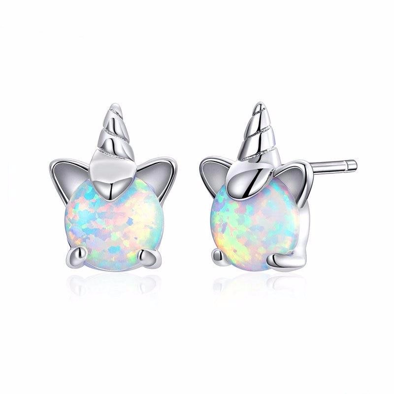 Unicorn Opal Stone Earrings