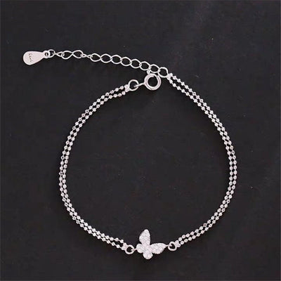 Valentina Crystal Butterfly Bracelet