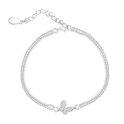 Valentina Crystal Butterfly Bracelet