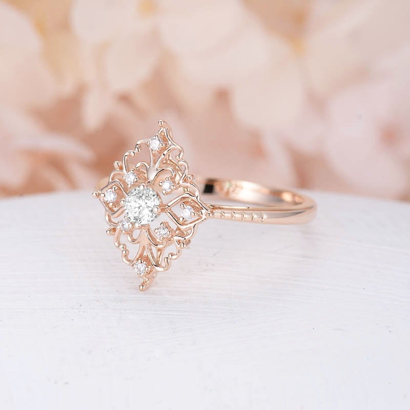 Vintage Naomi Crystal Ring